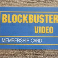 Blockbuster membership card