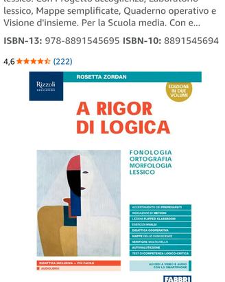 A Rigor di Logica  ISBN 9788891545695