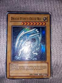 drago bianco occhi blu mik-1001