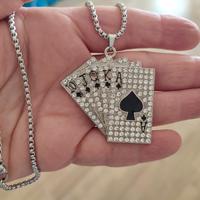 Collana trap hip hop nuova scala poker 