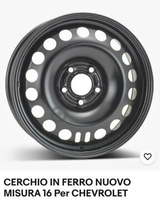 PER CRUZE CHEVROLET 4 CERCHI E COPRICERCHI NUOVI