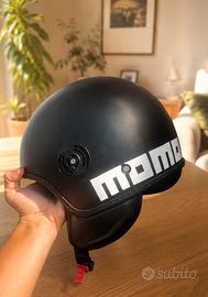 Casco MOMO Design nero opaco