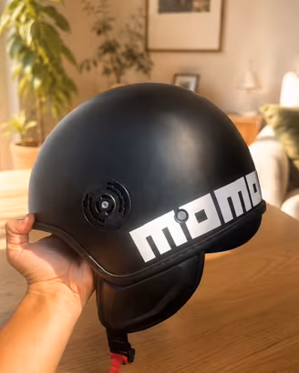 Casco MOMO Design nero opaco