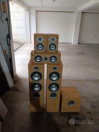 Sistema home cinema, dolby sourraund 5.1 Jamo 