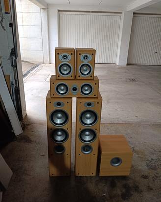 Sistema home cinema, dolby sourraund 5.1 Jamo 
