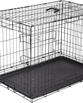 Amazon Basics gabbia cane pieghevole 91x58x64cm ne