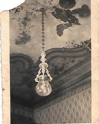 lampadario antico vetro soffiato murano