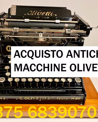 Macchine da scrivere Olivetti M1 M20 ACQUlST0