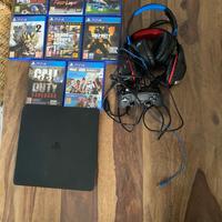 Ps4+8 giochi+2 cuffie+joistick