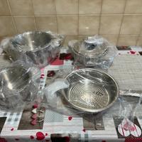 Batteria pentole AMC serie Platinum inox 18/10