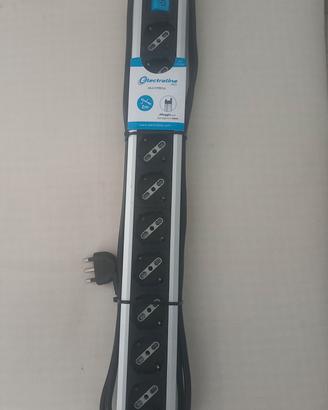 Multipresa ciabatta Electraline ALU 10 prese 