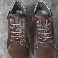 Scarpa tennis Giorgio Armani cavallino e vitello