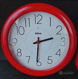 Orologio Bino in legno anni 80