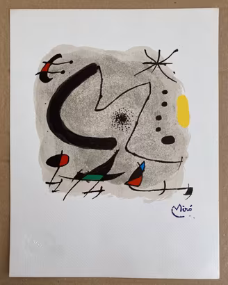 MIRO' - Bolaffi Arte lettera "M" ediz. Numerata