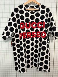 T-shirt Gucci Perseo con stampa a pois  xxl