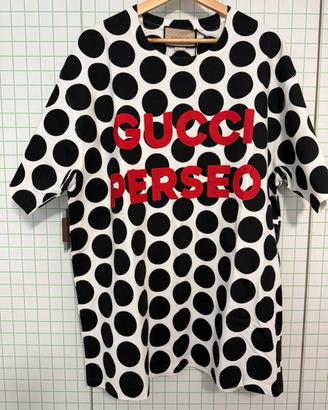 T-shirt Gucci Perseo con stampa a pois  xxl