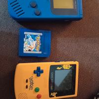 Game boy color + Pokemon blu + Game boy