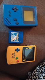 Game boy color + Pokemon blu + Game boy