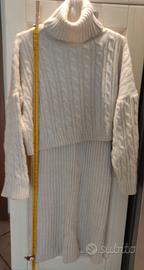 Vestito simil lana/poliestere adatto per premaman