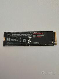 SanDisk Optimus GX Pro 850X NVMe SSD 2 TB – Nuovo