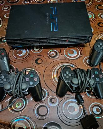 PS2 Fat + 4 Controller + Lotto 9 Giochi (GTA)