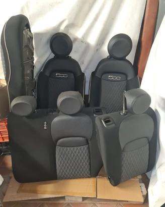 sedili fiat 500 X anteriori e posteriori