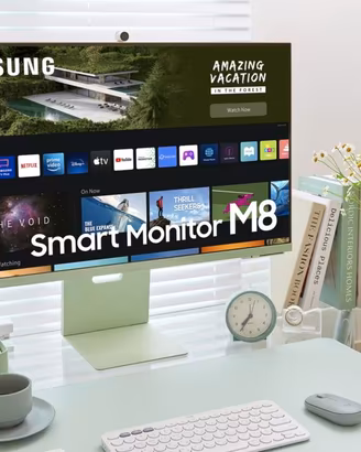 Samsung Smart Monitor M8 32'' 4K + webcam