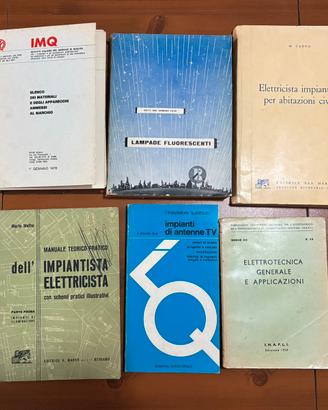 Libri vintage elettricista