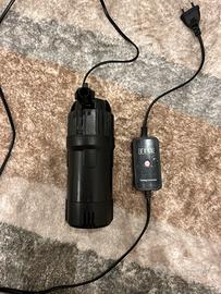 Filtro con lampada UV acquario