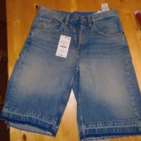 Pantaloncini Bermuda  ZARA Baggy Short denim Tg 46