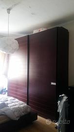 camera da letto completa legno wengè