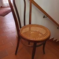 Sedia Viennese in Legno