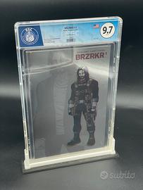 BRZRKR #1 –EGC 9.7 Fourth Print Foil Keanu Reeves