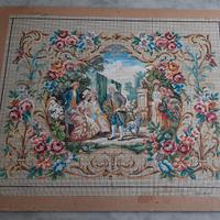 Schema ricamo dipinto a mano vintage