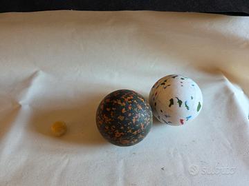 Set bocce con borsa (manca 1 bianca)