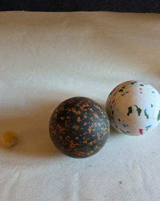 Set bocce con borsa (manca 1 bianca)