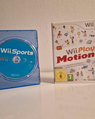 Lotto 2 Giochi Nintendo Wii: Sports e Play Motion