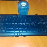 cassa wireless + tastiera con filo da pc