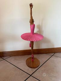 scultura ballerina in legno