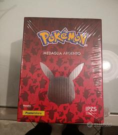 Moneta argento Pikachu poste italiane