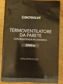 Termoventilatore a parete