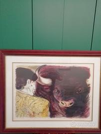 litografia di Aligi Sassu