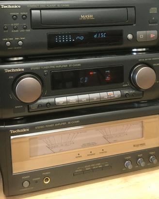 TECHNICS PRE E AMPLIFICATORE,LETTORE CD,RADIO FM