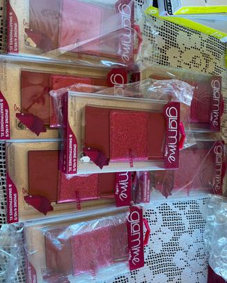 Sette custodie Pochette glitter