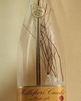 Bottiglia da collezione di liquore Millefiori 
