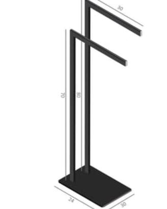 PIANTANA PORTA ASCIUGAMANI