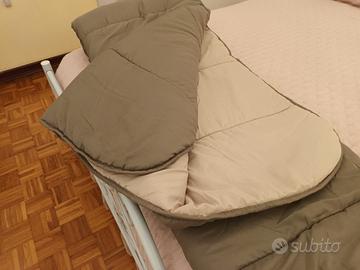 Trapunta irge e lenzuoli singoli nuovi 