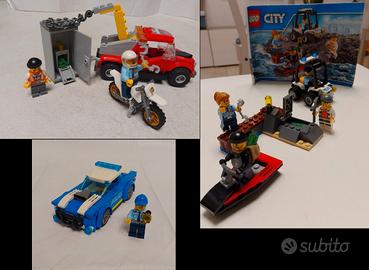 Lotto LEGO City Polizia - Set 60127+60137+60312