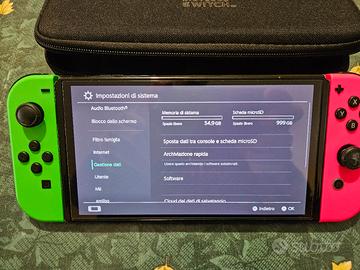 Nintendo switch oled + micro sd