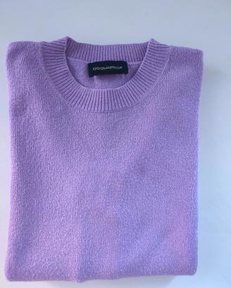 Maglione girocollo color lilla  Dsquared